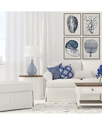 Paragon Coastal Framed Wall Art Set of 4, 26" x 20"