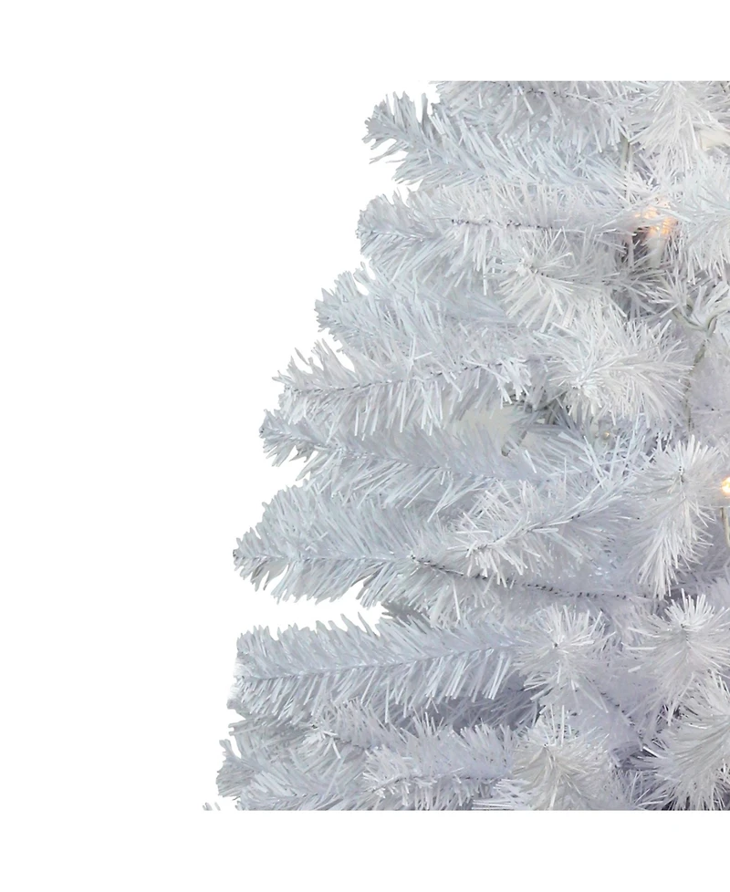 Northlight 3' Snow White Artificial Christmas Tree - Unlit
