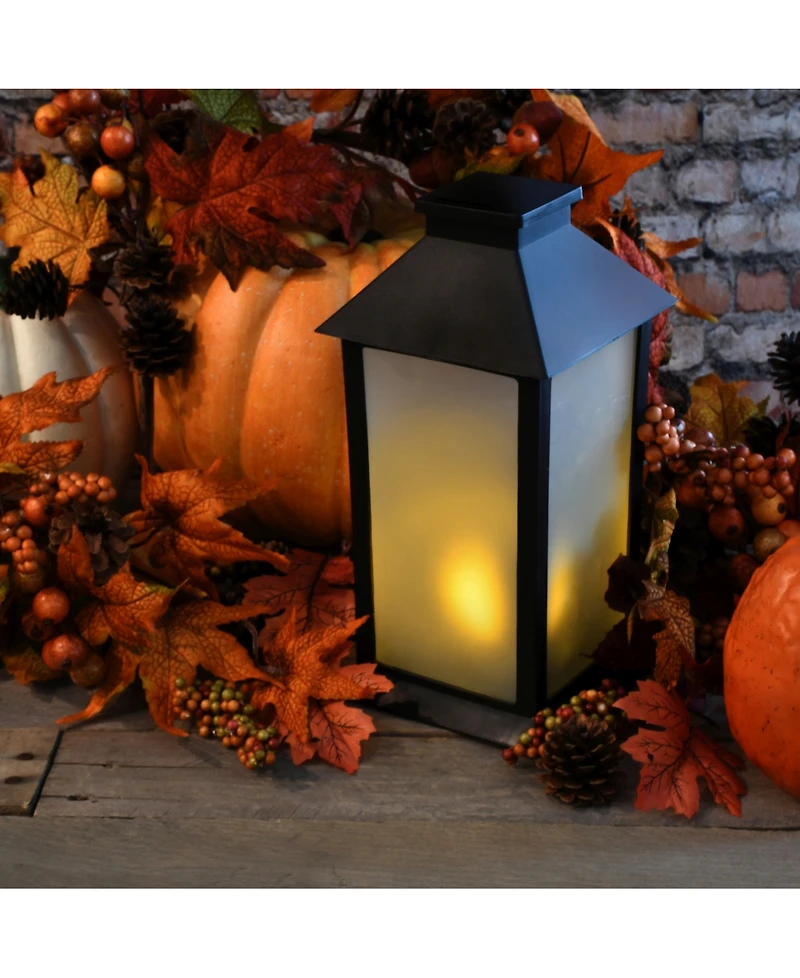 Lumabase Solar Powered Flame Effect Lantern