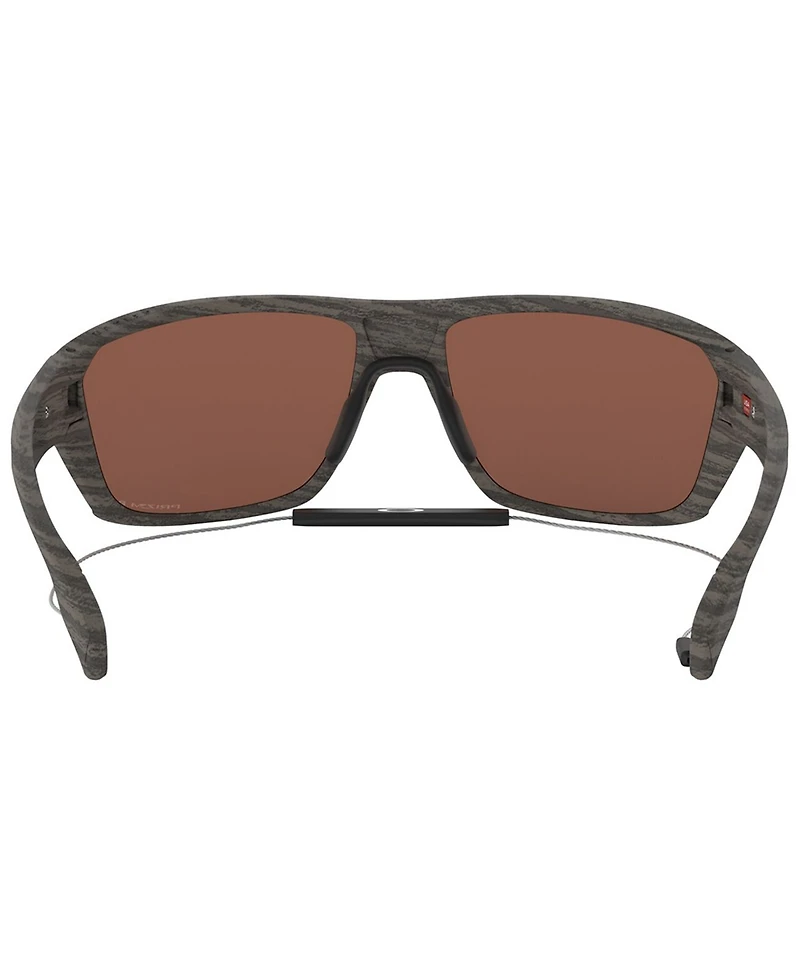 Oakley Polarized Prizm Woodgrain Sunglasses, OO9416 64 Split Shot