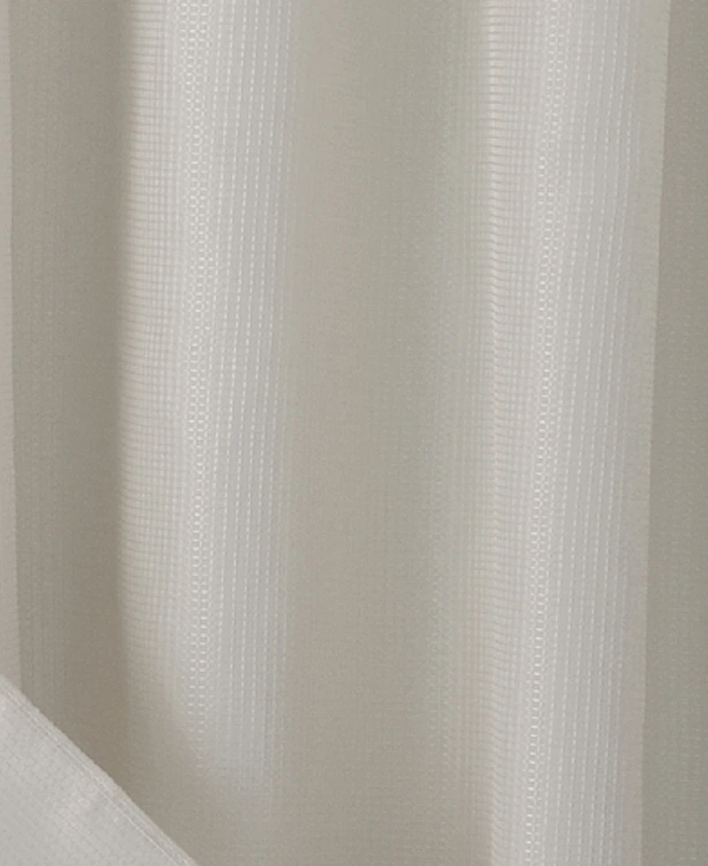 Spa 251 Waffle Complete Shower Curtain With Detachable Liner, 70" x 72"