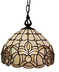 Amora Lighting Tiffany Style Ceiling Fixture
