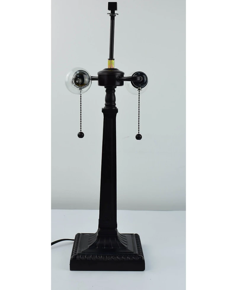 Amora Lighting Tiffany Style Mission Table Lamp