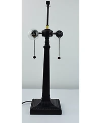 Amora Lighting Tiffany Style Mission Table Lamp