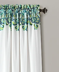 Clara 52" x 84" Bohemian Print Curtain Set
