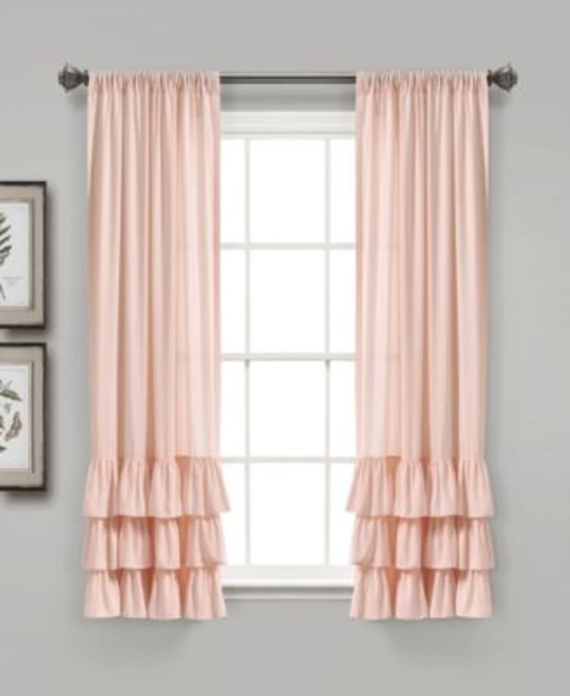 Allison Ruffle Curtain Sets