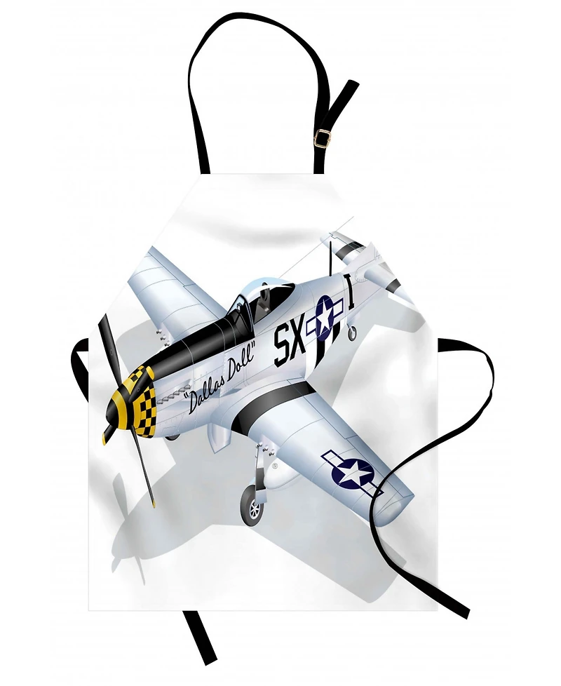 Ambesonne Vintage-Like Airplane Apron