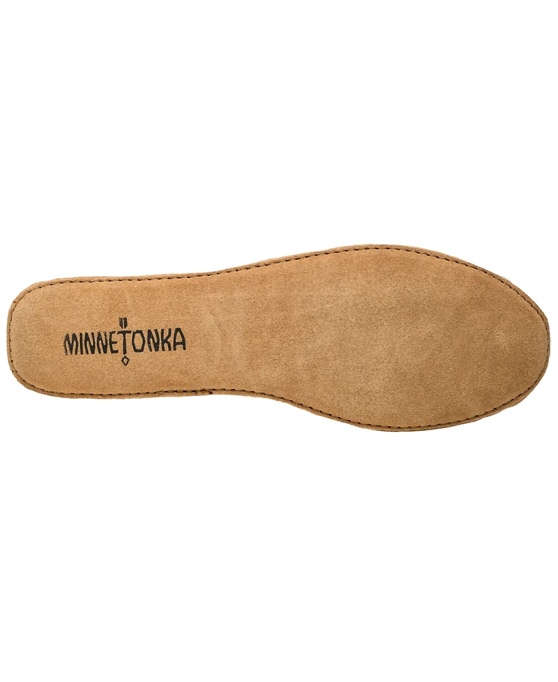 Minnetonka Women's Sheepskin Softsole Moccasin Slippers