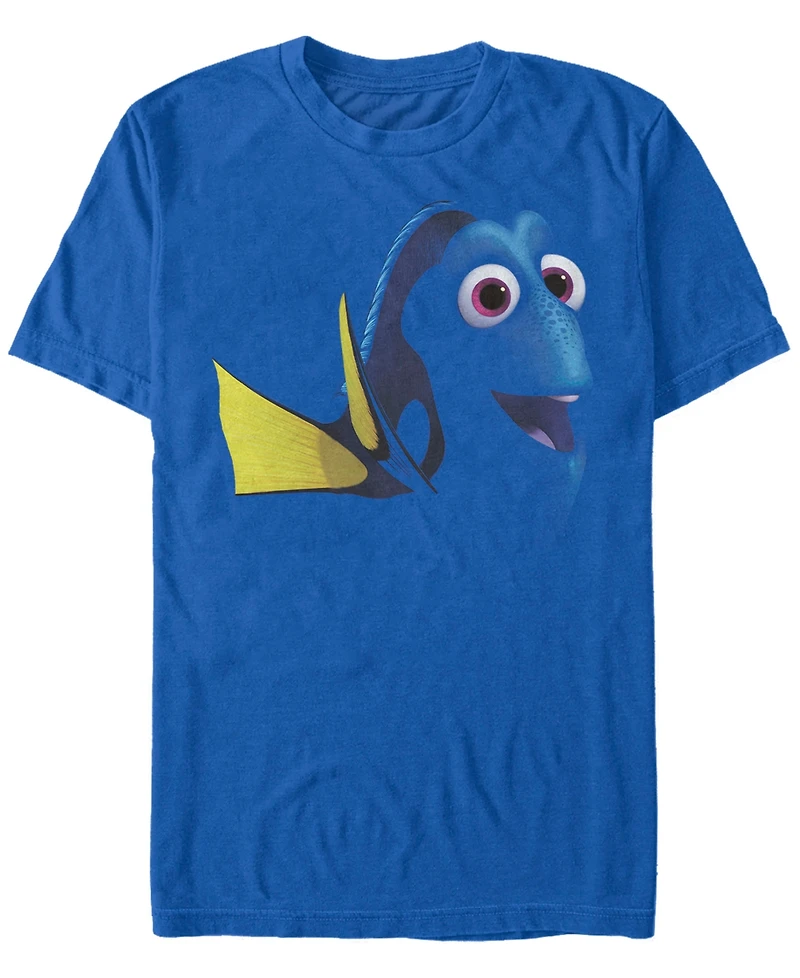 Disney Pixar Men's Finding Dory Big Face Costume Short Sleeve T-Shirt
