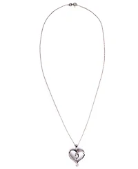 Diamond 1/4 ct. t.w. Heart Pendant Necklace in Sterling Silver