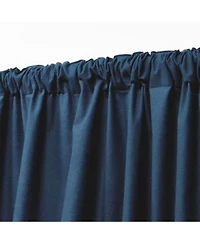 Lauren Ralph Lauren Waller Blackout Solid Back Tab Rod Pocket Curtain Panels