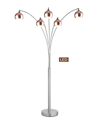 Artiva Usa Amore 86" Led Arched Floor Lamp with Dimmer