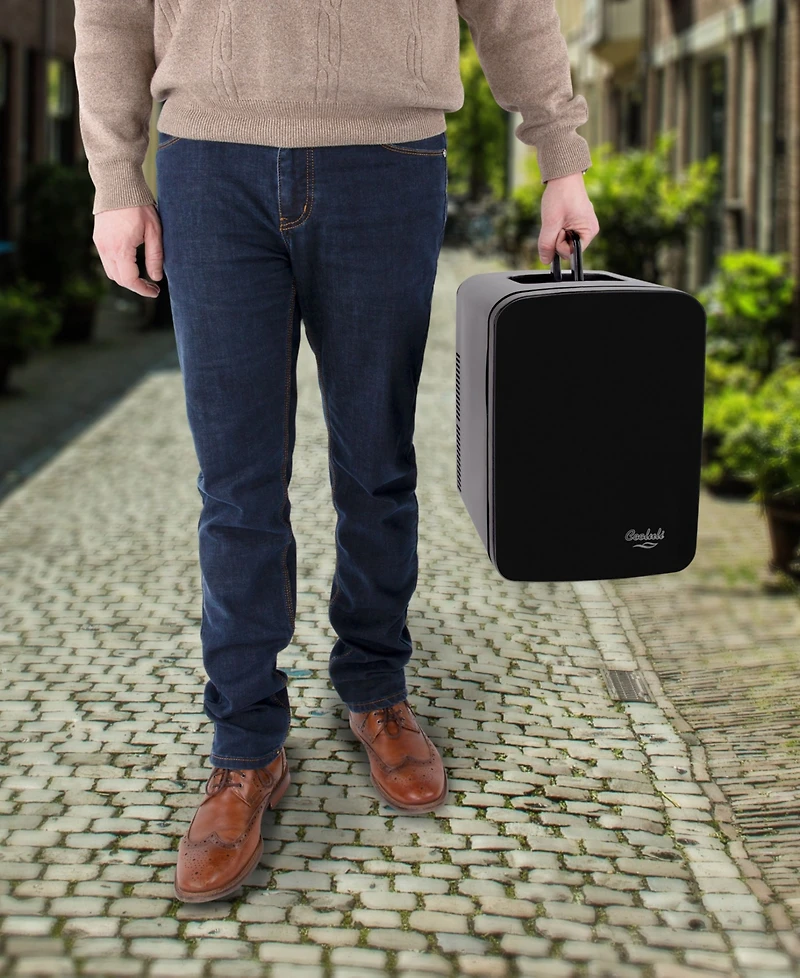 Cooluli Vibe-15LE Compact Thermoelectric Cooler And Warmer Mini Fridge
