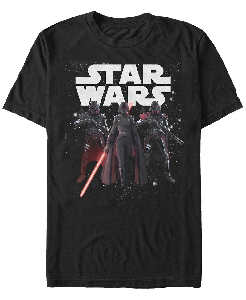 Star Wars Men's Jedi Fallen Order Purge Trooper Galaxy Group T-shirt