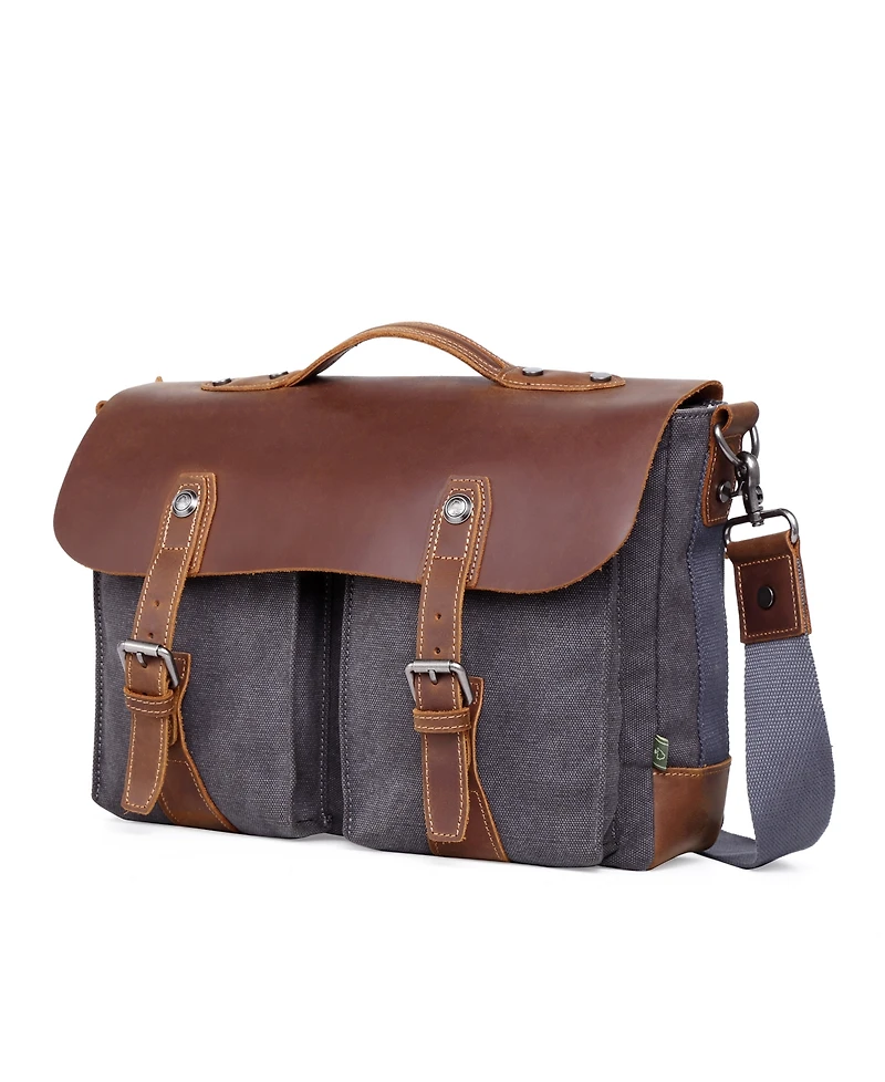 Tsd Brand Hudson Canvas Messenger Bag