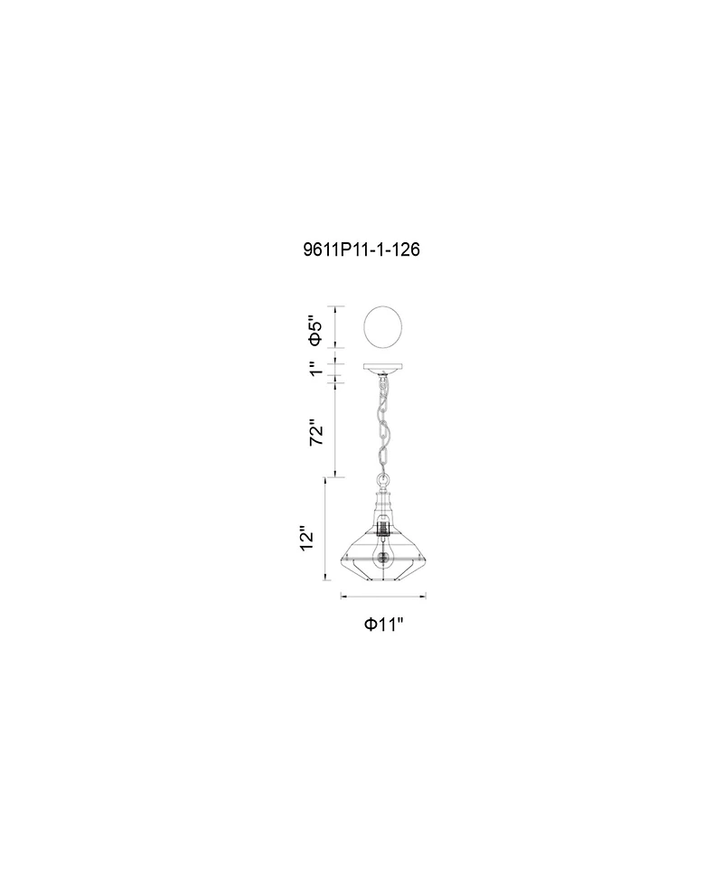 Cwi Lighting Morgan 1 Light Mini Pendant