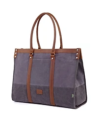 Tsd Brand Stone Creek Waxed Canvas Tote Bag
