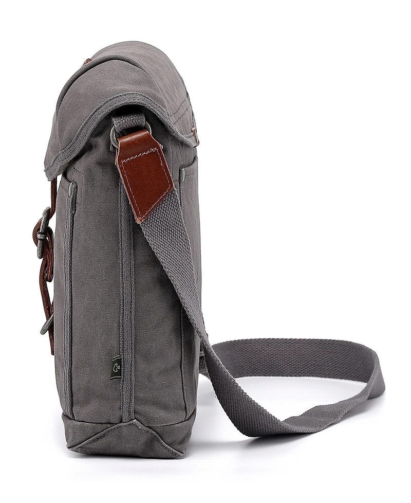 Tsd Brand Forest Canvas Flap Crossbody Bag