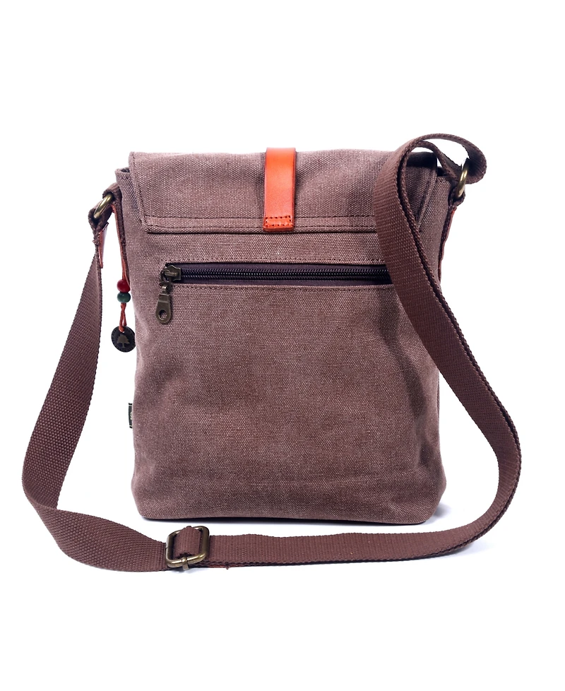 Tsd Brand Four Season Canvas Crossbody Bag