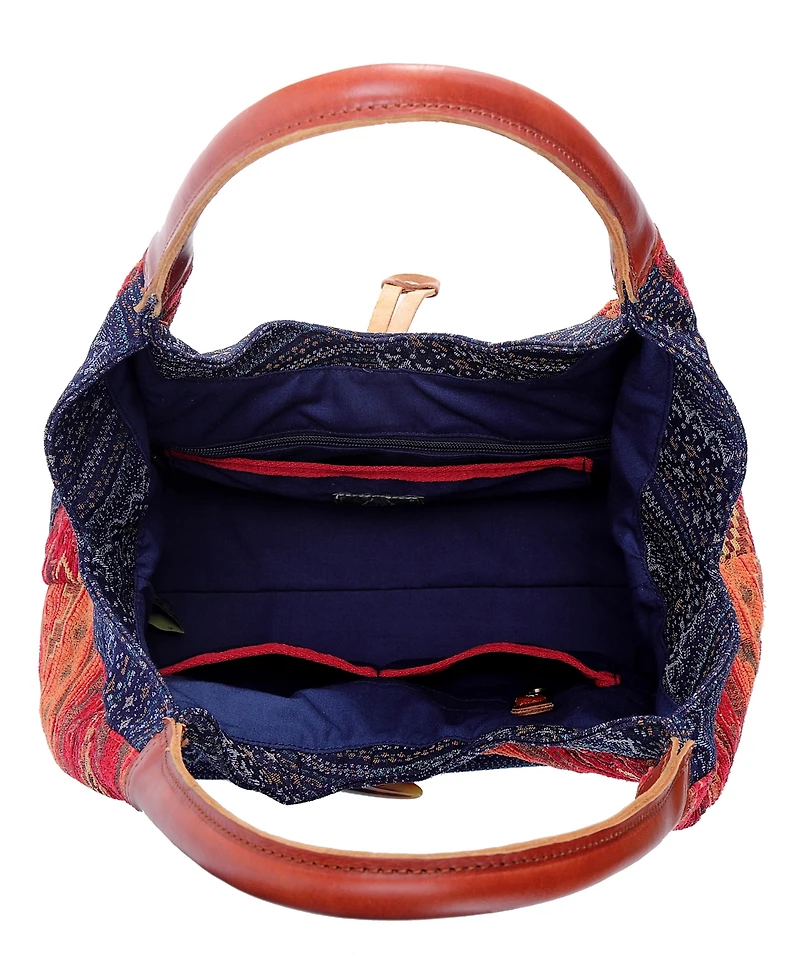 Tsd Brand Tribal Secret Canvas Hobo Bag