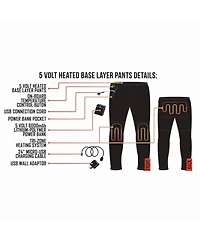 ActionHeat Women's 5V Battery Heated Base Layer Pants
