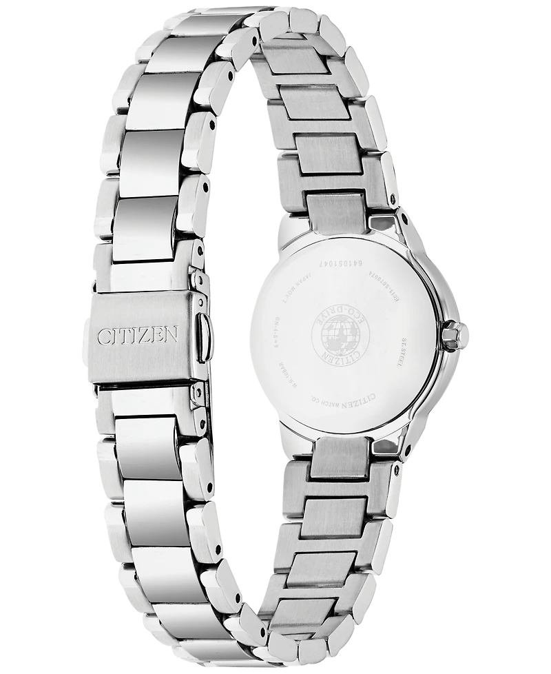 Citizen Women's Eco-Drive Sport Stainless Steel Bracelet Watch 26mm EW1670-59D