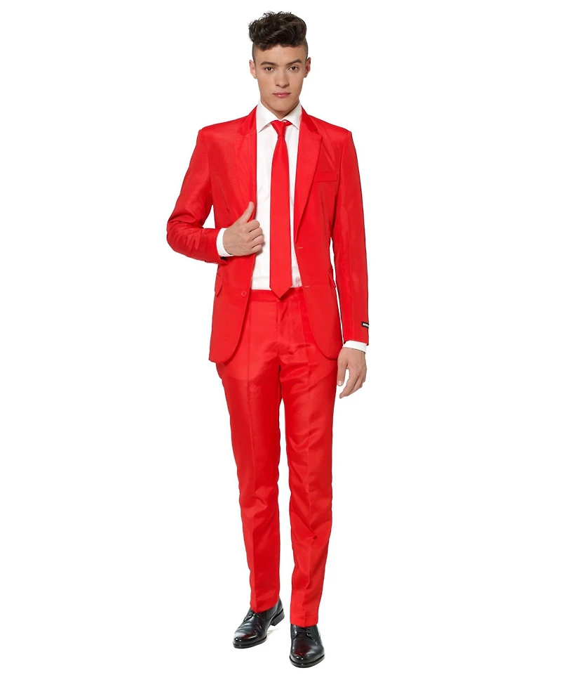 Suitmeister Men's Party Costumes - Solid Color Suit Halloween Outfit Pink