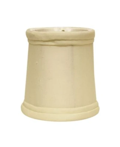 Cloth Wire Slant Tissue Shantung Chandelier Lampshade With Flame Clip Collection