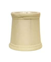 Cloth Wire Slant Tissue Shantung Chandelier Lampshade With Flame Clip Collection