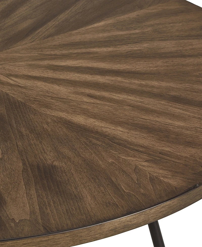 iNSPIRE Q Webber Round Dining Table with Iron Legs