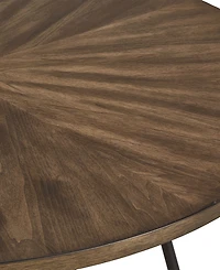 iNSPIRE Q Webber Round Dining Table with Iron Legs
