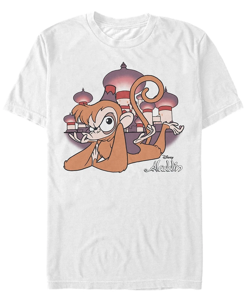 Disney Men's Aladdin Upset Abu Sultan's Palace, Short Sleeve T-Shirt