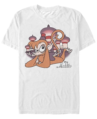 Disney Men's Aladdin Upset Abu Sultan's Palace, Short Sleeve T-Shirt