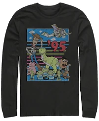 Disney Pixar Men's Toy Story 95 Retro Distressed, Long Sleeve T-Shirt