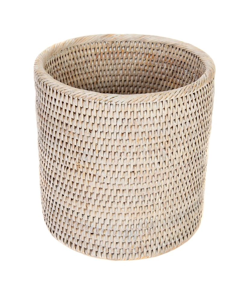 Artifacts Rattan Round Waste Basket