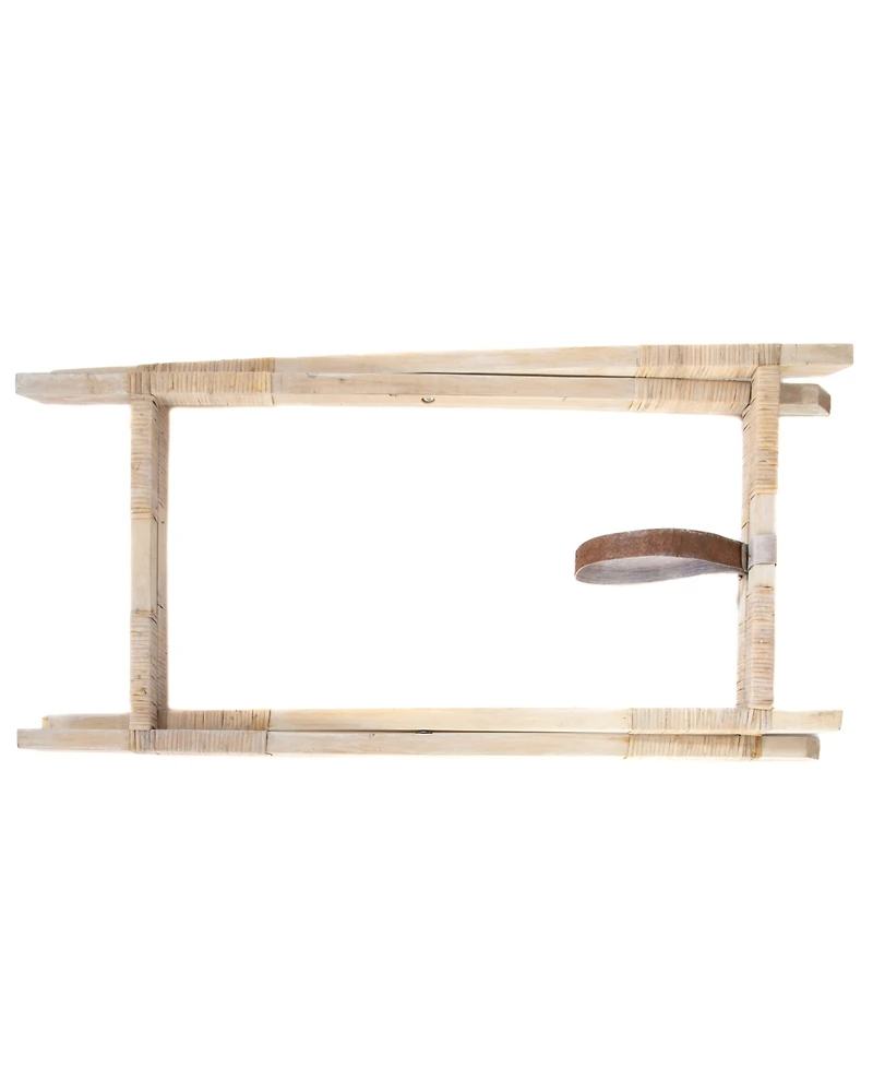 Artifacts Rattan Butler Tray and Table