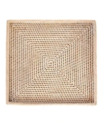 Artifacts Trading Company Artifacts Rattan Square Flat Tray