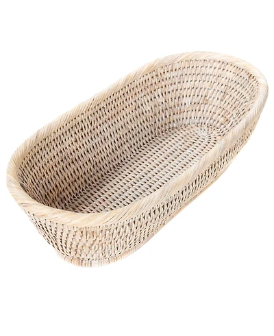 Artifacts Rattan Oval Bread Basket