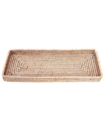 Artifacts Rattan Rectangular Vanity Tray
