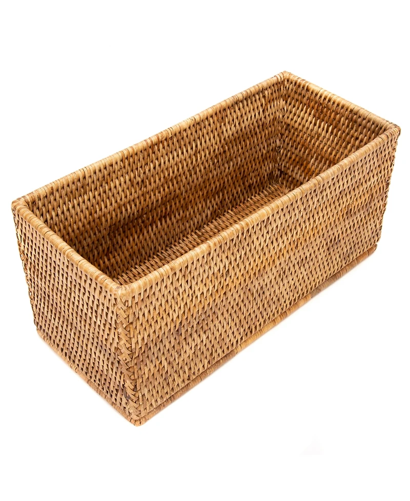 Artifacts Rattan Rectangular Basket