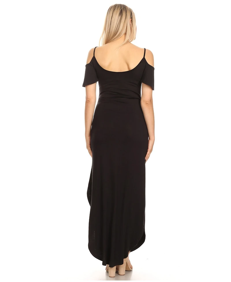 White Mark Maternity Lexi Maxi Dress