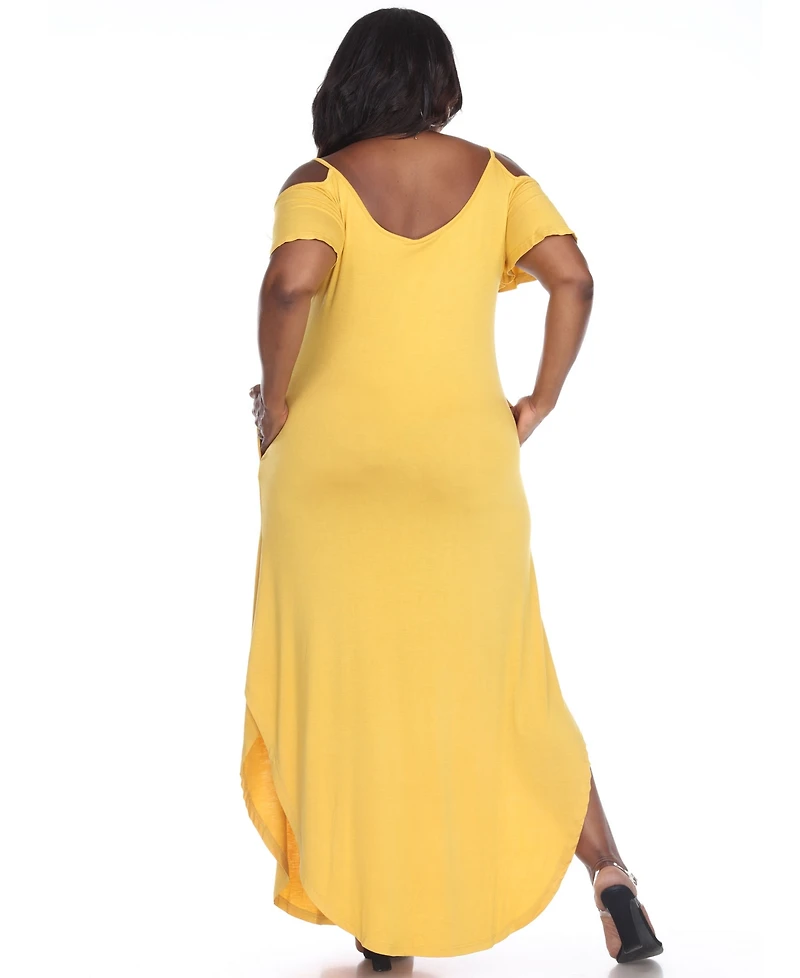 White Mark Plus Lexi Maxi Dress