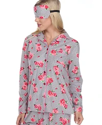White Mark 3-Piece Cozy Pajama Set