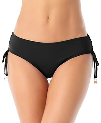 Anne Cole Ruched-Side Bikini Bottoms