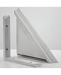 American Art Decor Wood Floating Corner Shelves