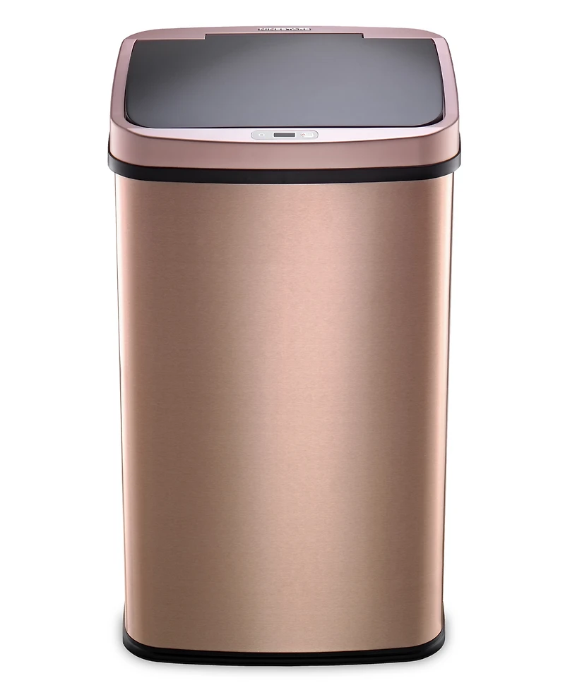 Ninestars Rectangular Motion Sensor Trash Can 13.2 Gallon
