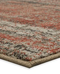 Closeout! Scott Living Expressions Craquelure Ginger 2'4" x 7'10" Runner Rug