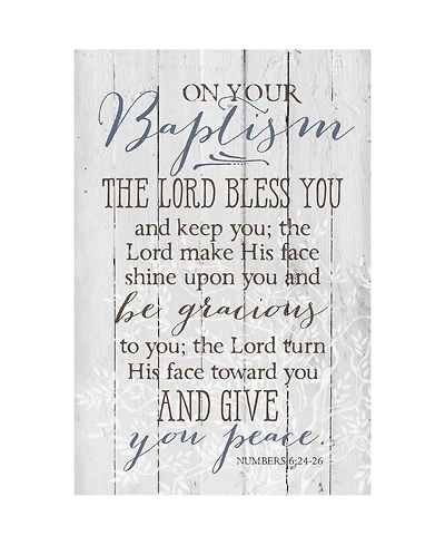 Dexsa on Your Baptism New Horizons Wood Plaque with Easel, 6" x 9"