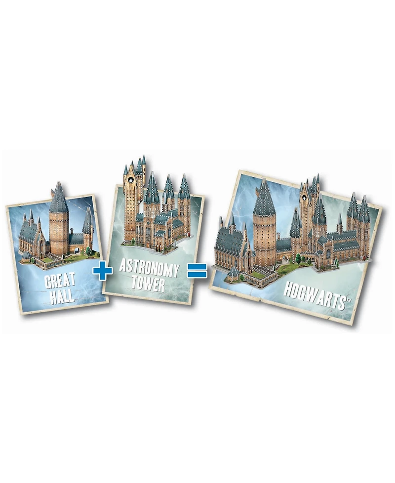 Wrebbit Harry Potter Collection - Hogwarts - Great Hall 3D Puzzle- 850 Pieces