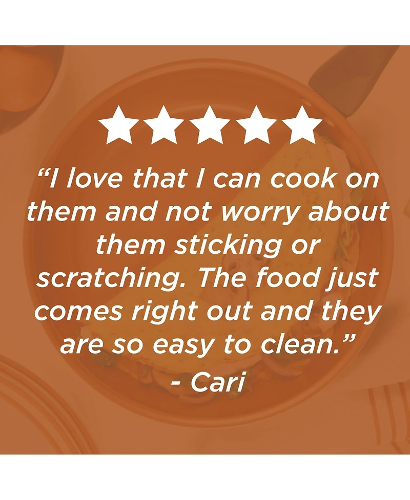 Farberware Glide Copper Ceramic 12-pc. Cookware Set